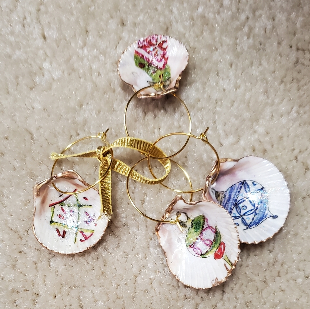 Handcrafted Wine Glass Markers and Adornments!!